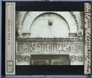 Pisa, Kirche des Hl. Hippolyt und Kassian (Pieve dei Santi Ippolito e Cassiano (San Casciano) : Hauptportal