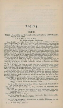 Nachtrag. 1890-1893