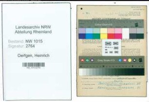 Entnazifizierung Heinrich Oerfgen , geb. 23.09.1905 (Bauarbeiter)