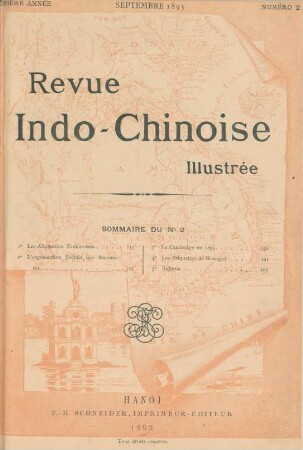 Première Année, Septembre 1893, Numéro 2