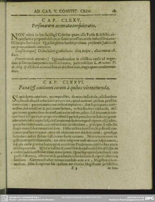 Cap. CLXXVI. Poena & cautiones eorum a quibus vis metuenda