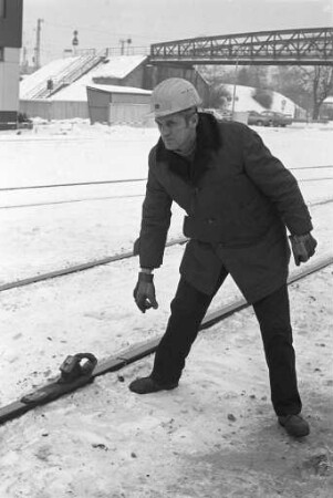 Berufsarbeit im Winter