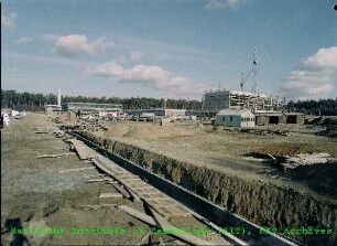 Baustelle des Europäischen Instituts für Transurane (ITU), von Südwesten
