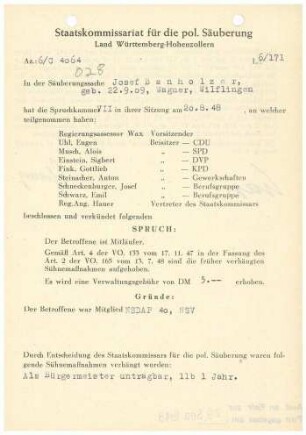 Banholzer, Josef