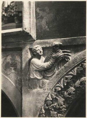 Lettner, Brüstungsreliefs, Figur Abels
