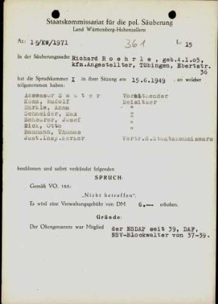 Roehrle, Richard