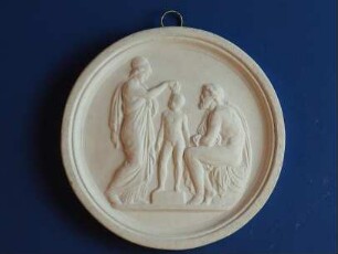 Minerva und Prometheus (Tondo nach Thorvaldsen)