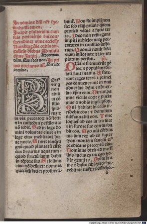 Breviarium Numburgense, [2,5]. Psalterium