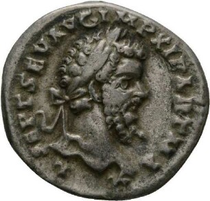 Denar des Septimius Severus mit Darstellung der Victoria