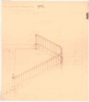 Haus Darré, Berlin-Dahlem Umbau: Treppe 1:10