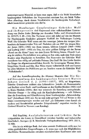 Engelsing, Rolf :: Analphabetentum und Lektüre, zur Sozialgeschichte des Lesens in Deutschland zwischen feudaler und industrieller Gesellschaft : Stuttgart, Metzler, 1973