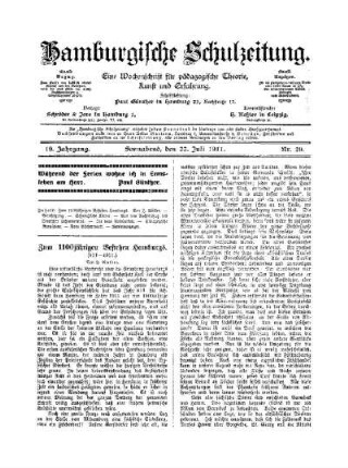 Zum 1100jährigen Bestehen Hamburgs (811-1911)