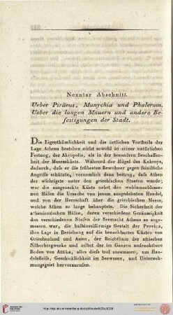 Neunter Abschnitt