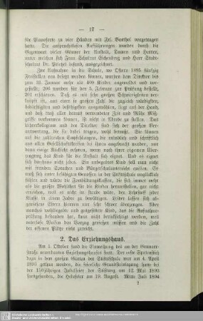 2. Das Erziehungshaus