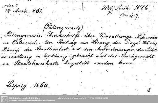 Historia Austriaca 1176