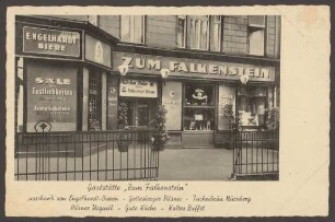 Ansichtskarte Gaststätte "Zum Falkenstein", Außenansicht