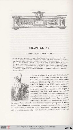 Chapitre XV: Institutions religieuses