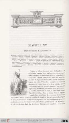 Chapitre XV: Institutions religieuses