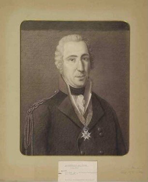 Phillip Joachim von Roman, Generalmajor 1758, Brustbild