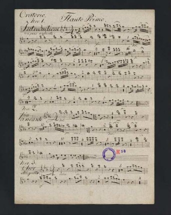 145-148, Flauto I.