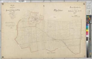Enkesen im Klei (Bad Sassendorf), Zusammenlegung Enkesen im Klei, Brouillonkarte 1 Flur 1,2