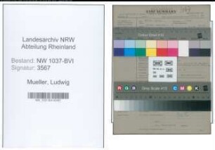 Entnazifizierung Ludwig Mueller , geb. 11.03.1892 (Gaertner)