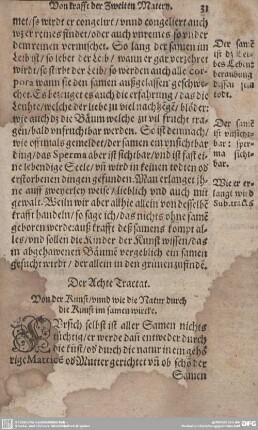 Der Achte Tractat.
