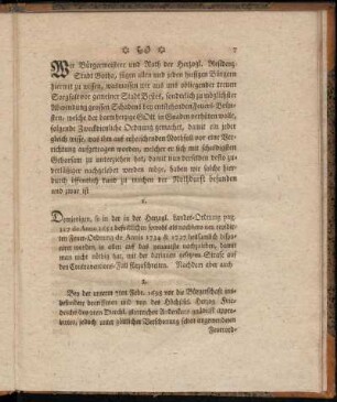 Wir Bürgermeistere und Rath der Herzogl. Residenz-Stadt Gotha,[...]