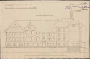 Lungenheilanstalt Marzell der Landesversicherungsanstalt Baden; gef. von Architekt E. Schweickhardt; Westansicht