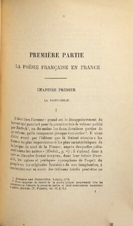 Les origines de la poésie lyrique en France au moyen âge : Études de littérature française et comparée suivies de textes inédits