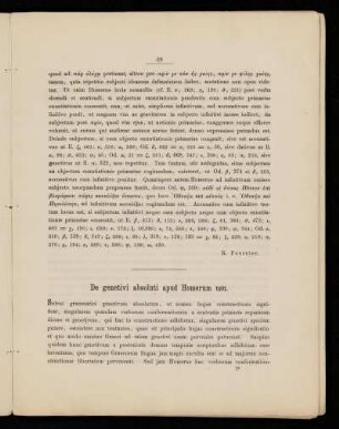 De genetivi absoluti apud Homerum usu