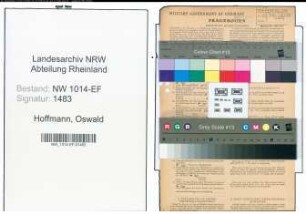 Entnazifizierung Oswald Hoffmann , geb. 13.08.1914 (Arzt)