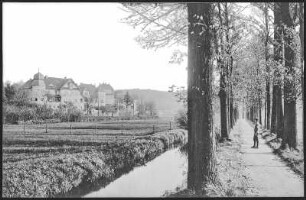 Königsbrück. Partie an der Promenade