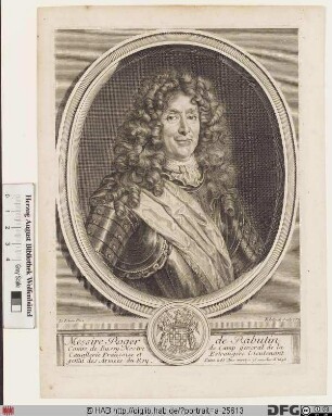 Bildnis Roger de Rabutin Bussy-Rabutin, gen. comte de