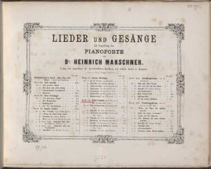 5 Lieder : von R. Reinick ; für Sopran oder Tenor ; Werk 101