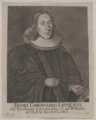 Bildnis des Daniel Griebnerus