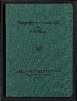 Baugruppen-Verzeichnis für Schiffbau