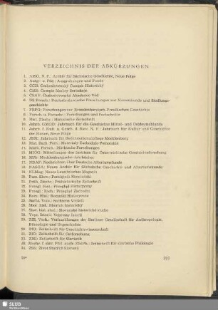 Verzeichnis der Abkürzungen