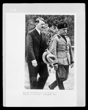 Venedig: Hitler und Mussolini