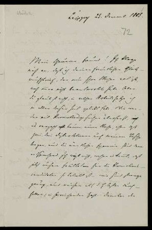 Nr. 2: Brief von Bernhard Windscheid an Gottlieb Planck, 23.12.1883