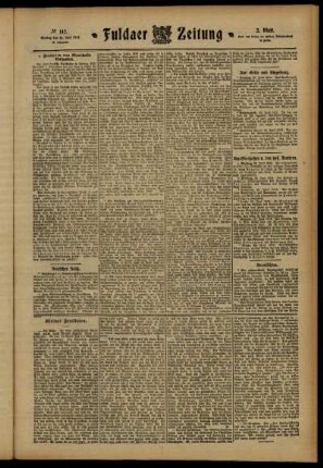 Zweite Ausgabe vom Montag, den 24. Juni 1912.