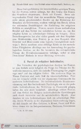 2. Pascal als religiöser Individualist