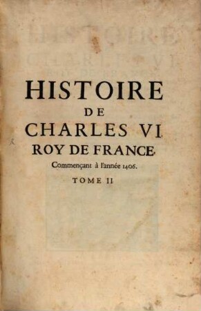 Histoire de Charles VI., 2