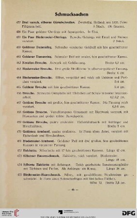 Schmucksachen (Nr.457-477)