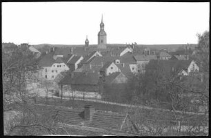 Radeburg. Blick auf Radeburg