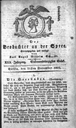 47. Stueck, 21. November 1831