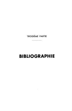 143-290, Troisième partie: Bibliographie