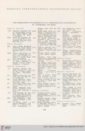 Kronika stowarzyszenia historyków sztuki
