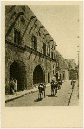Rodi [Rhodos]. L'Albergo della Lingua d'Italia.