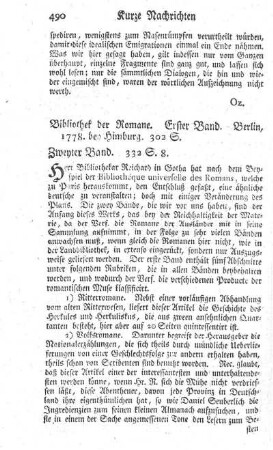 Bibliothek der Romane. Bd.1.2.